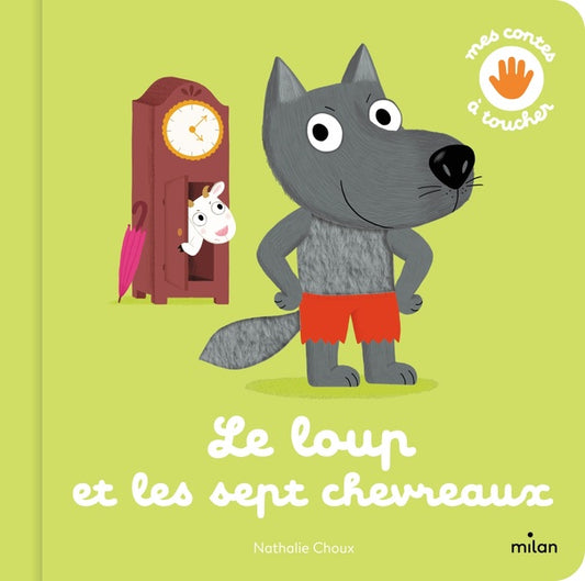 Livre bébé "le loup et les sept chevreaux"