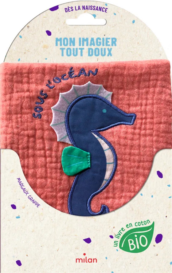 Livre tissu pour bébé - Sous l'océan