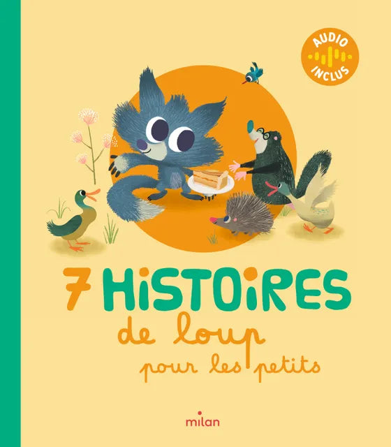 Livre bébé "7 histoires de loup pour les petits"