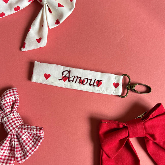 Porte clé Amour - personnalisable