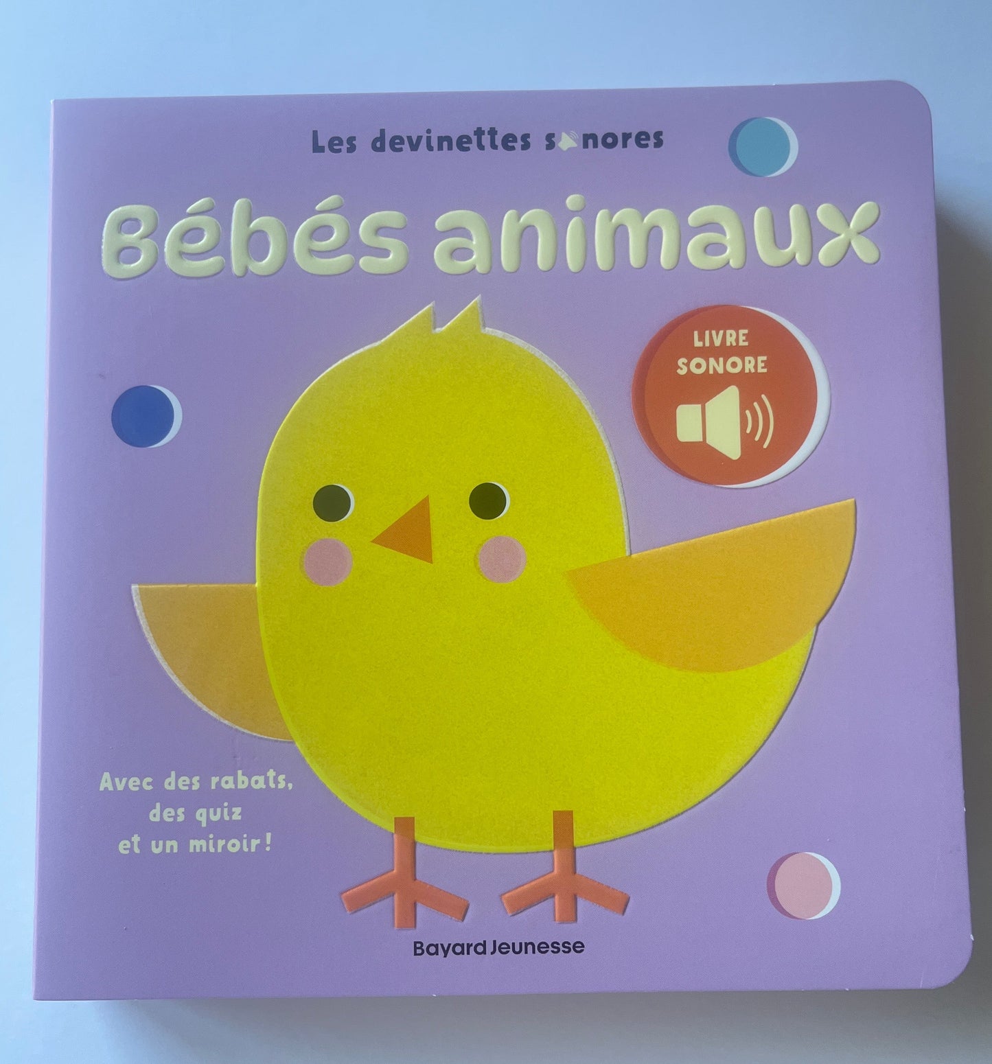 Livre devinette sonore bébé - Les bébés animaux