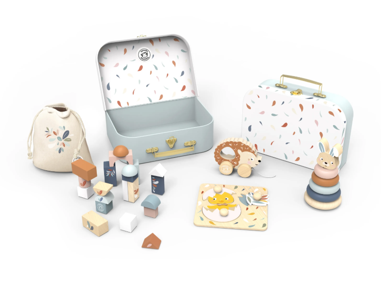 Ma première boite à jouets - Jeux pour bébé +12 - modèle valise abimée