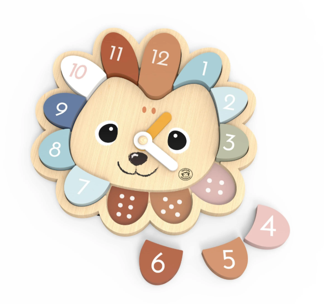 Horloge éducative – hérisson - 12m+