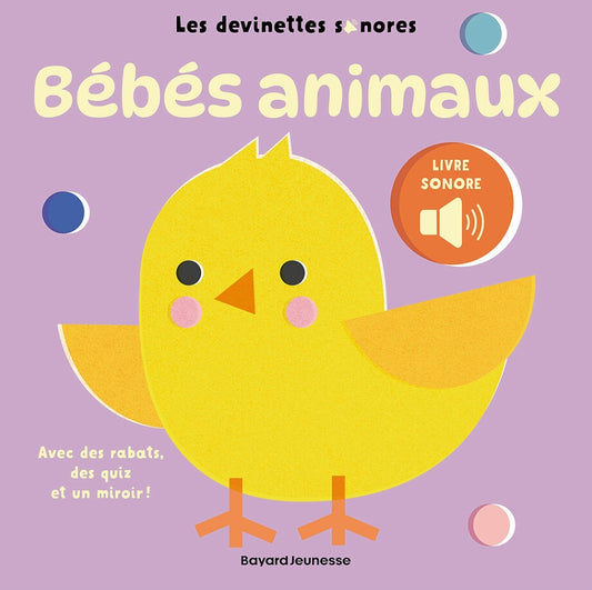 Livre devinette sonore bébé - Les bébés animaux