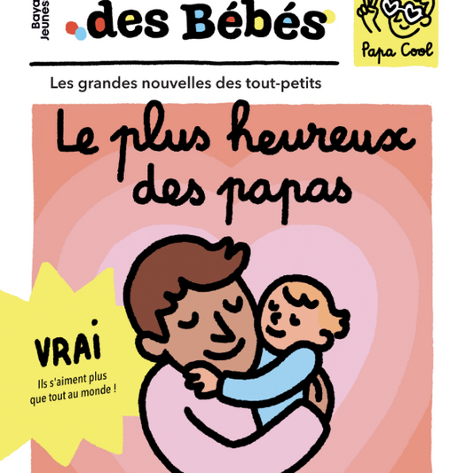 Gazette "Le plus heureux des papas" - Le premier journal de bébé
