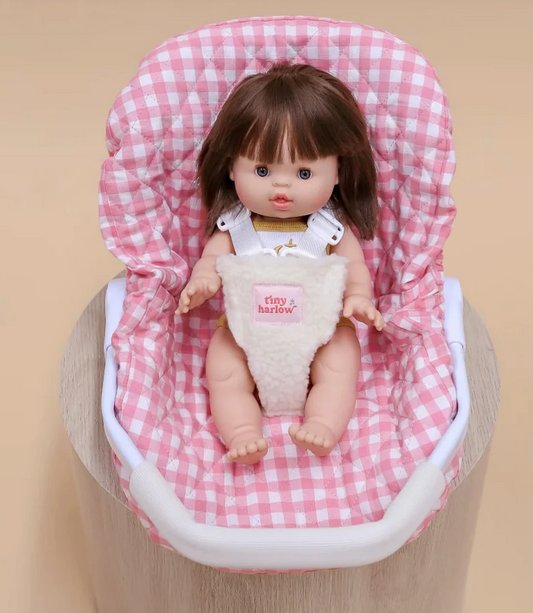 Coque vichy rose Tiny Harlow – Le cosy de poupée