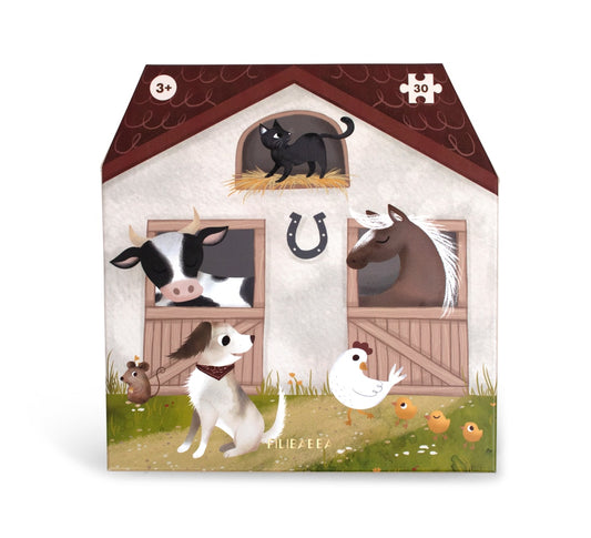 Grand puzzle - Les animaux de la ferme