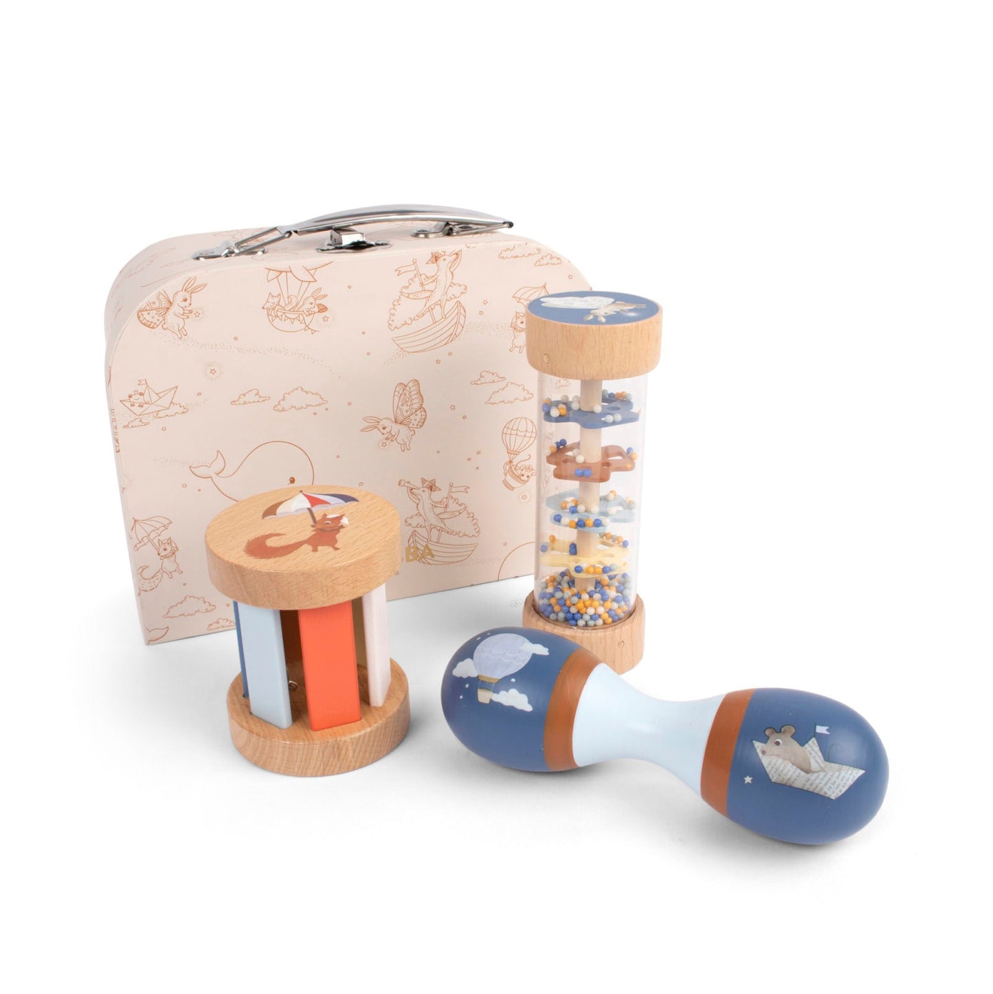 Valisette de jeux bébé - Mes premiers jeux sensorielles Filibabba