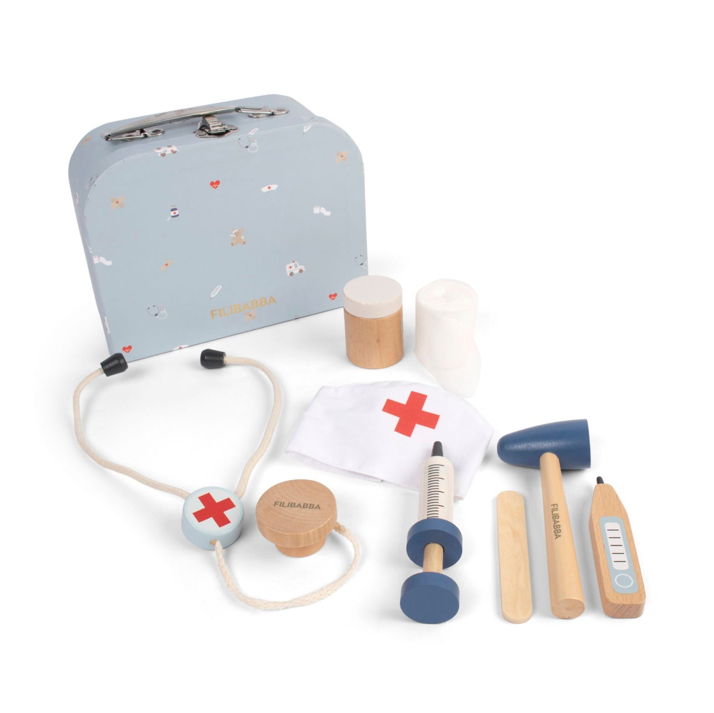 Valisette de jeu - Jouets en bois petit docteur Filibabba