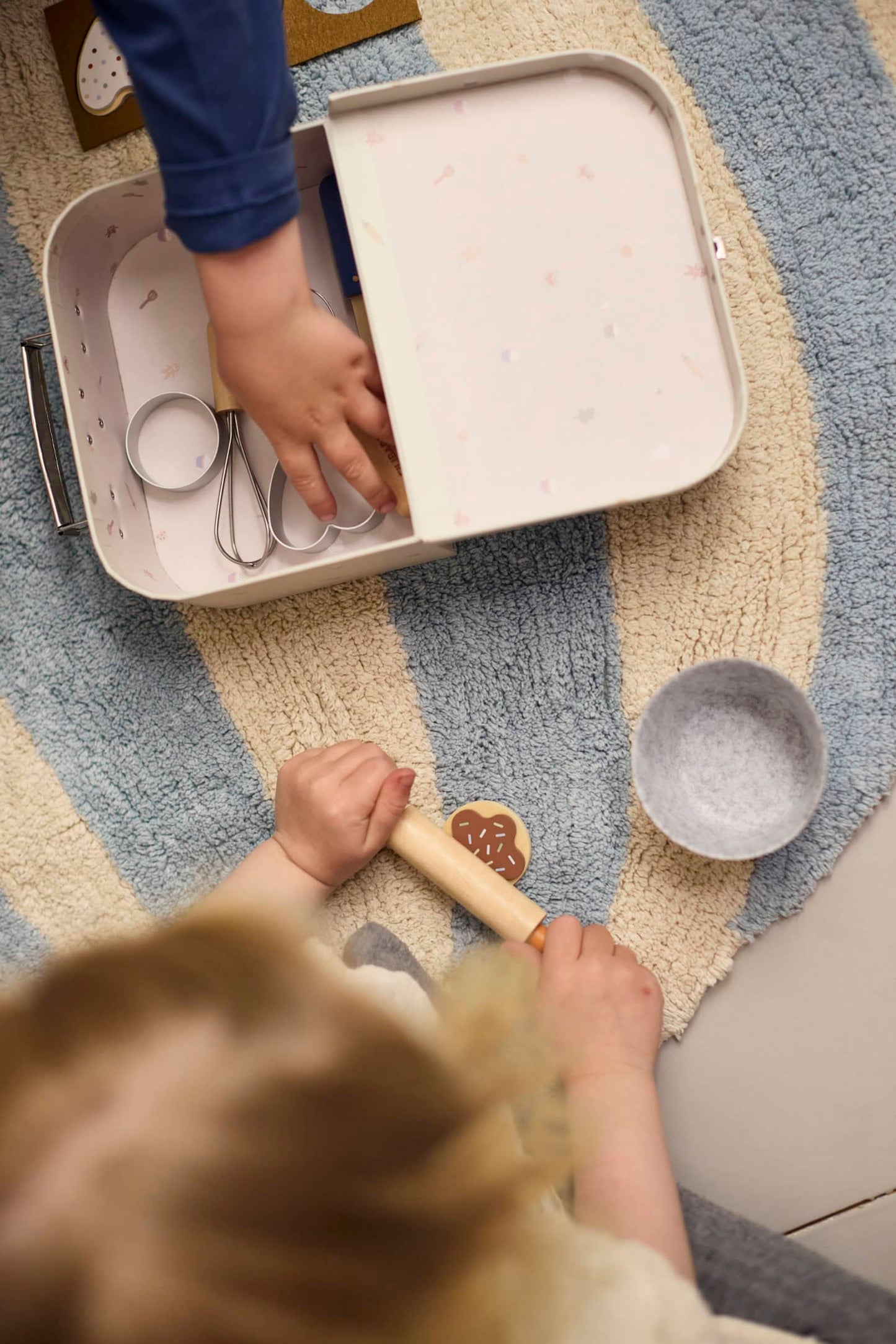 Valisette de jeu - Jouets en bois petit patîssier Filibabba