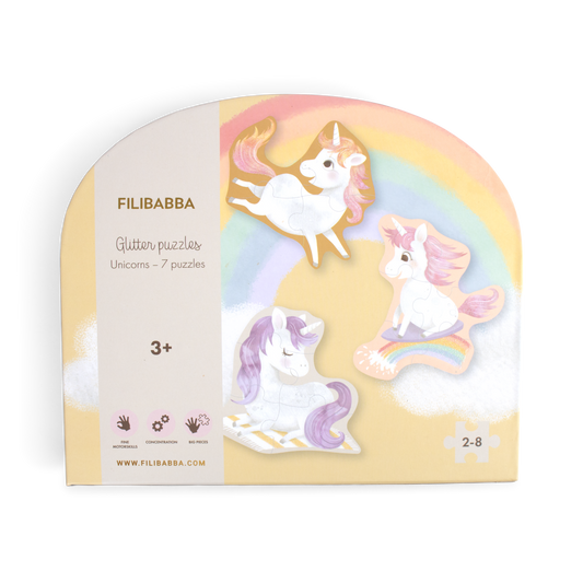 Puzzle évolutif licorne - Filibabba