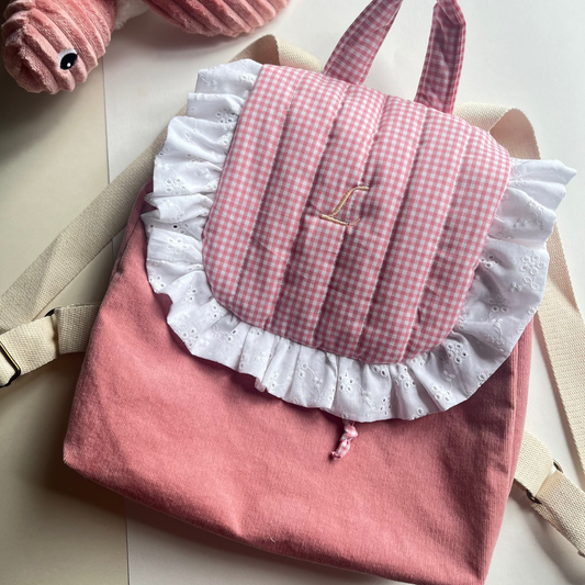 Sac à dos velour enfant - personnalisable