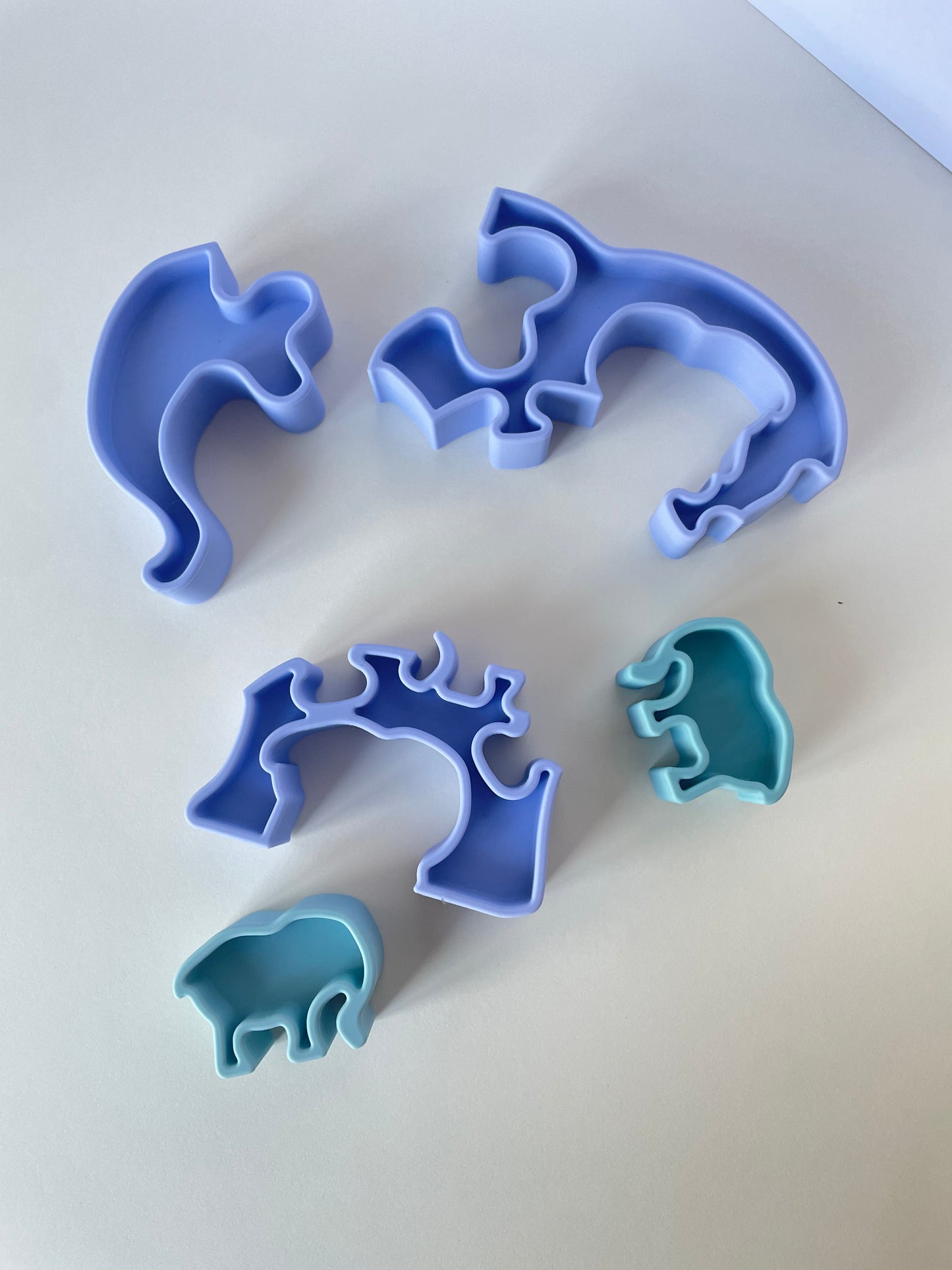 Le puzzle elephant bleu
