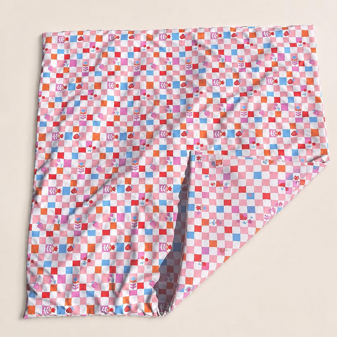 Tapis d'activité imperméable - Carreaux