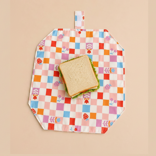 Pochette à sandwich - carreaux