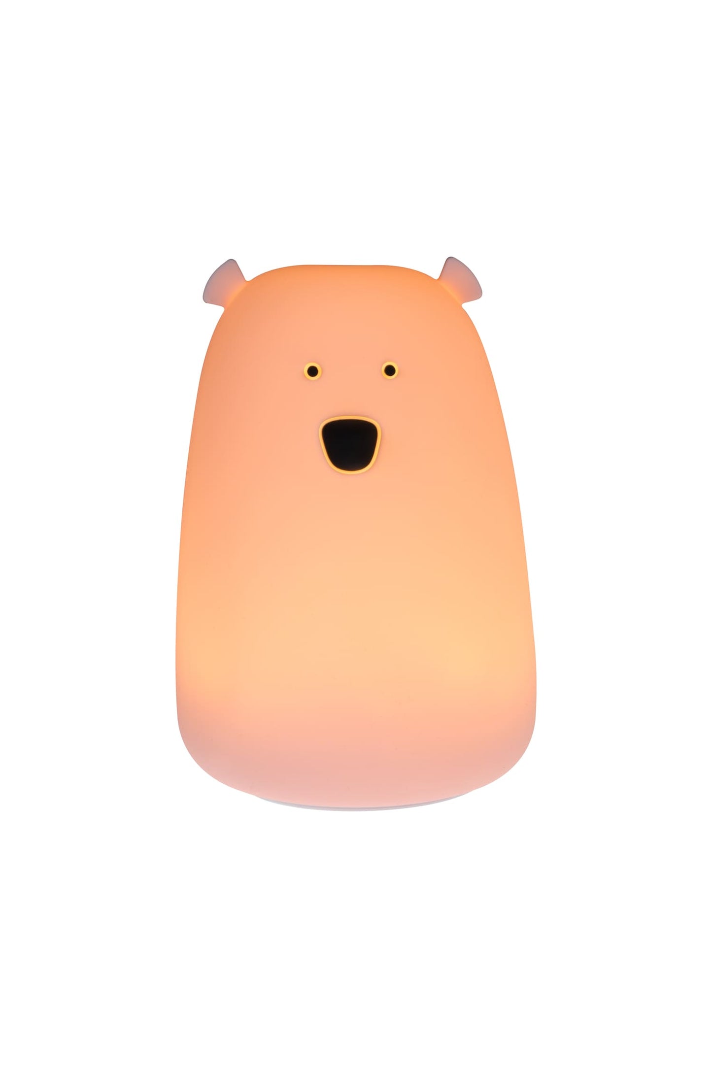 Veilleuse en silicone ours - ROSE - LITTLE L TEO BEAR
