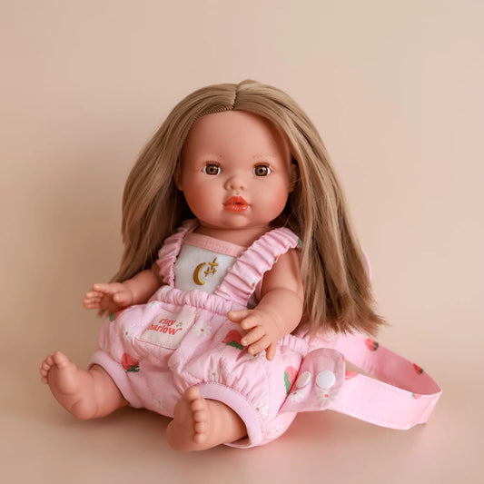 Pré commande Novembre - Porte bébé fraise rose Tiny Harlow