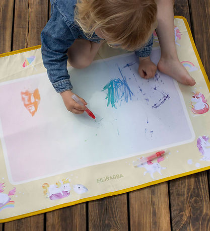 Tapis de dessin à l'eau Licorne - Filibabba