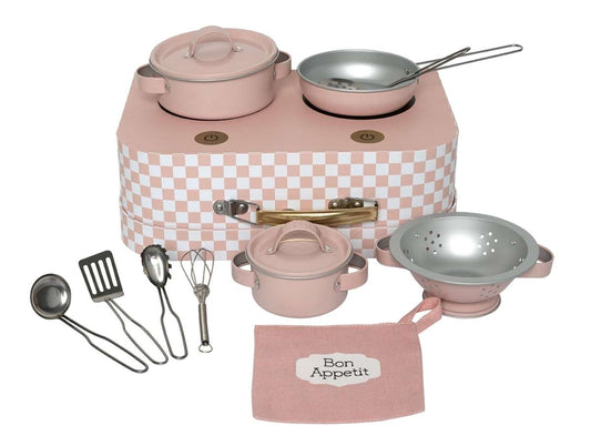 Dinette - Set de cuisine rose